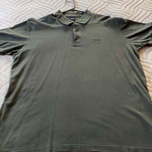 Hugo Boss Men’s Dress Shirt: Forest Green: Size XL